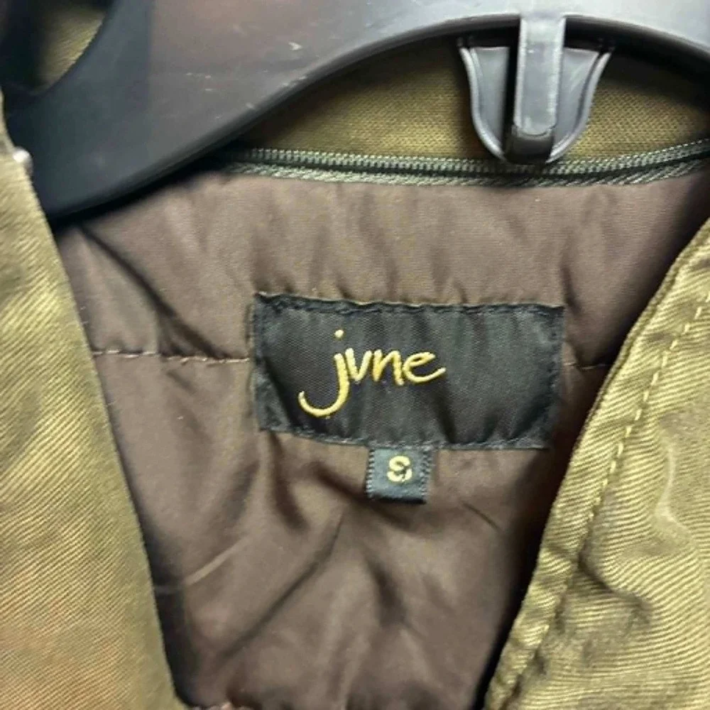 June Utility Field Jacket Womens Small Olive Green Military Gorpcore Quilted
